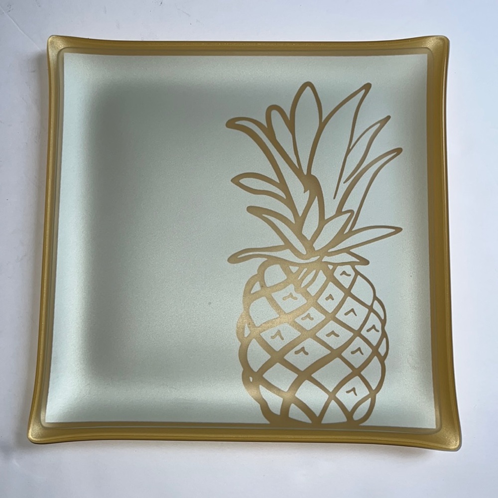 PINEAPPLE Glass display plate